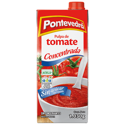 Pulpa de Tomate Concentrada sin azúcar agregada